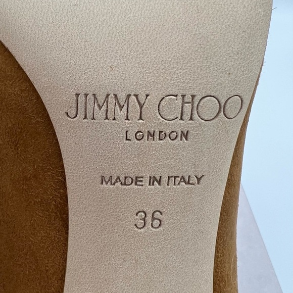 ❌SOLD❌Authentic Brand new Jimmy Choo suede leather Romy 85mm - Picture 9 of 15
